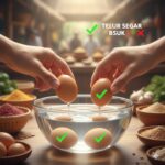cara memilih telur, telur segar, tips telur ayam, hindari telur busuk, tes apung telur, memilih telur berkualitas, ciri telur baik, tips belanja telur