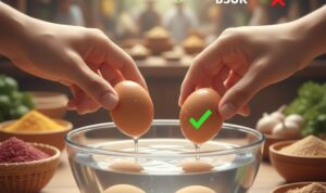 cara memilih telur, telur segar, tips telur ayam, hindari telur busuk, tes apung telur, memilih telur berkualitas, ciri telur baik, tips belanja telur