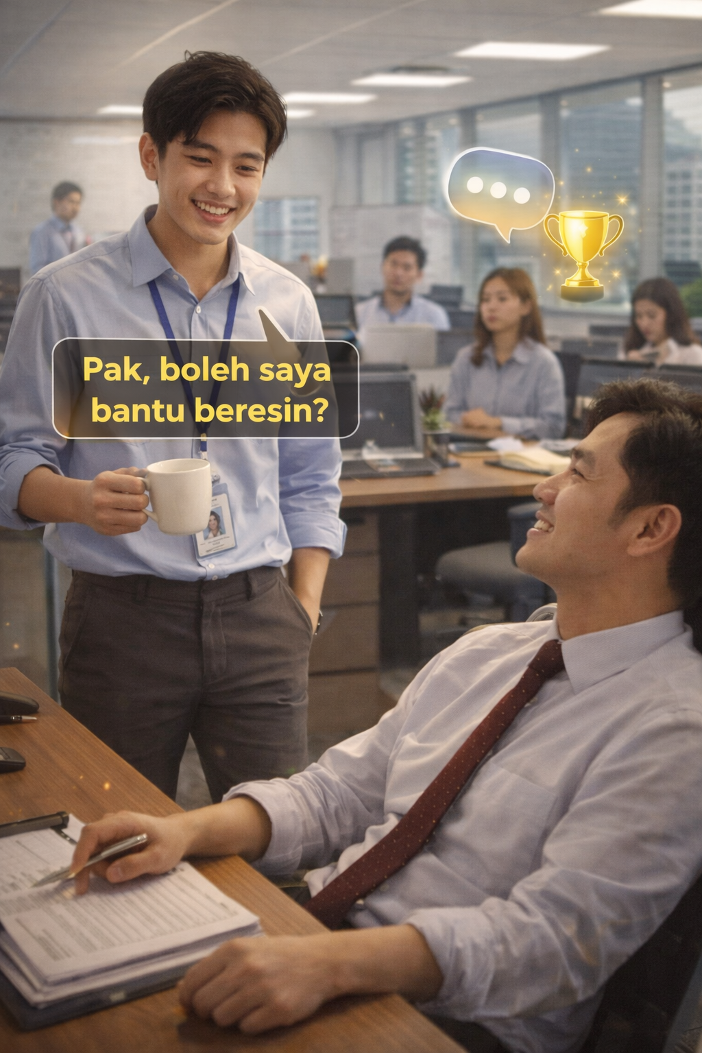 cari muka di kantor, fenomena cari muka kerja, budaya politik kantor Indonesia, tradisi loker cari muka, tips hadapi cari muka, toxic workplace Indonesia, karir tanpa cari muka, office politics 2026